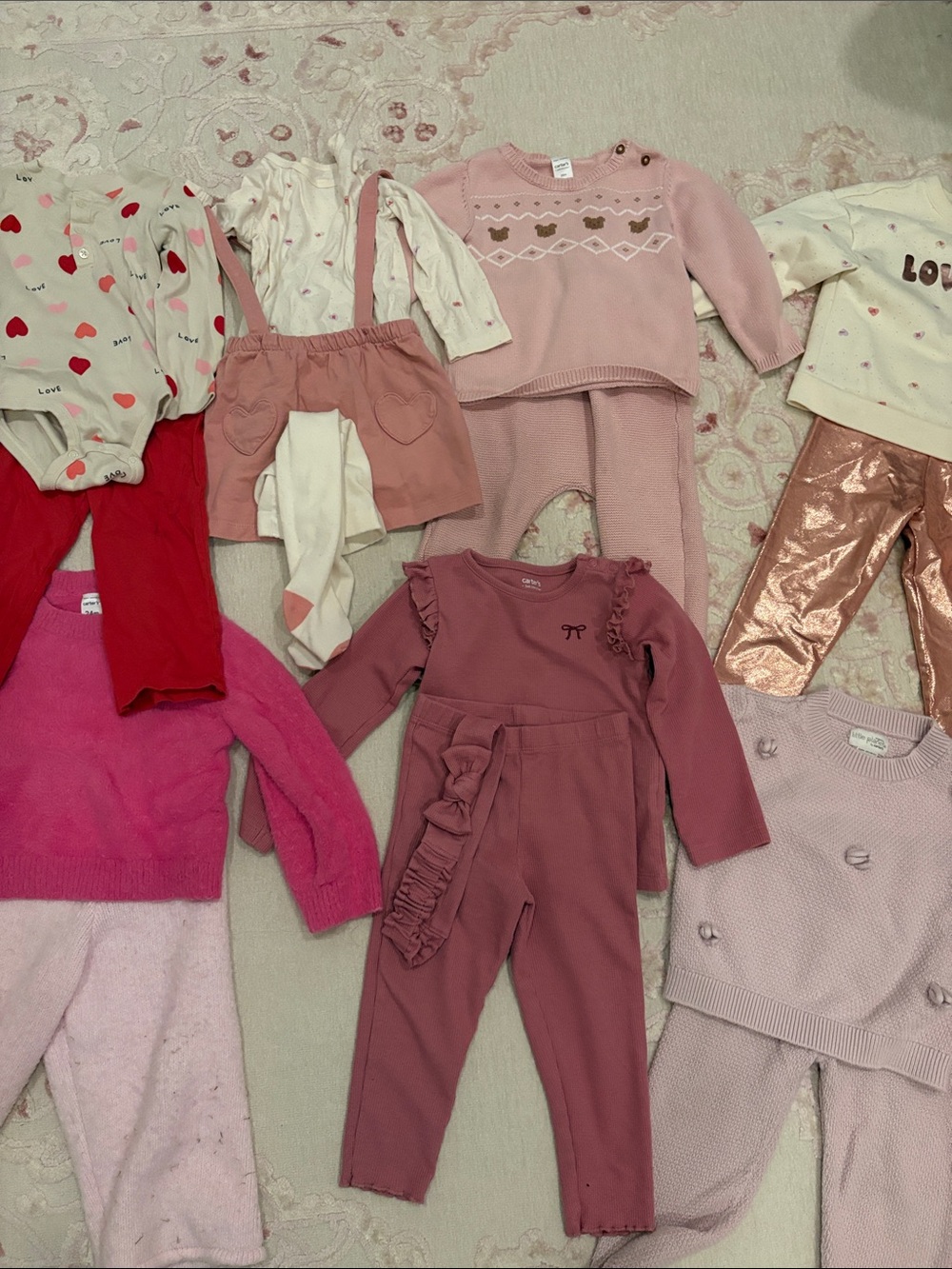 Carter’s Baby Girl Lot of Fall/Winter Clothes, Size 18-24 months - Picture 3 of 7